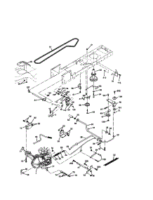 Drive parts for Craftsman Front-Engine Lawn Tractor 917277220 from AppliancePartsPros.com