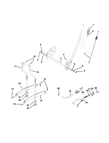 Mower Lift parts for Craftsman Front-Engine Lawn Tractor 917277220 from AppliancePartsPros.com