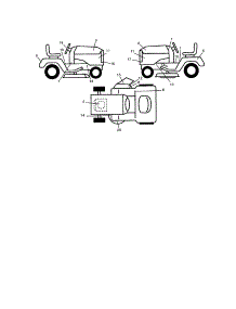 Decals parts for Craftsman Front-Engine Lawn Tractor 917277230 from AppliancePartsPros.com