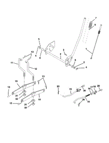 Mower Lift parts for Craftsman Front-Engine Lawn Tractor 917277230 from AppliancePartsPros.com