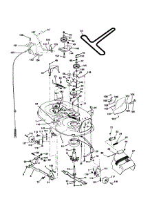 Mower parts for Craftsman Front-Engine Lawn Tractor 917277230 from AppliancePartsPros.com
