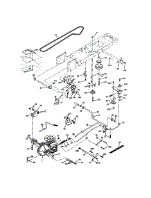 Drive parts for Craftsman Front-Engine Lawn Tractor 917277240 from AppliancePartsPros.com