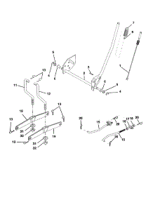 Mower Lift parts for Craftsman Front-Engine Lawn Tractor 917277240 from AppliancePartsPros.com