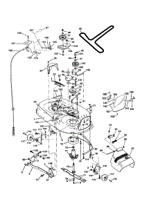 Mower parts for Craftsman Front-Engine Lawn Tractor 917277240 from AppliancePartsPros.com