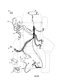Electrical parts for Craftsman Front-Engine Lawn Tractor 917277250 from AppliancePartsPros.com