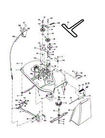 Mower parts for Craftsman Front-Engine Lawn Tractor 917277250 from AppliancePartsPros.com
