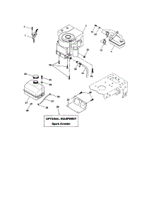 Engine parts for Craftsman Front-Engine Lawn Tractor 917277251 from AppliancePartsPros.com