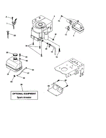 Engine parts for Craftsman Front-Engine Lawn Tractor 917277260 from AppliancePartsPros.com