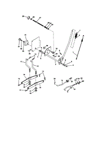 Mower Lift parts for Craftsman Front-Engine Lawn Tractor 917277263 from AppliancePartsPros.com