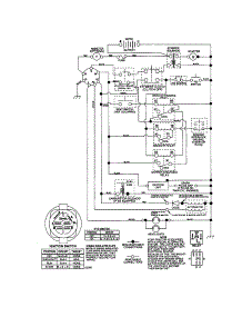 Schematic parts for Craftsman Front-Engine Lawn Tractor 917277263 from AppliancePartsPros.com