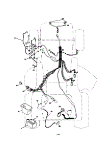 Electrical parts for Craftsman Front-Engine Lawn Tractor 917277270 from AppliancePartsPros.com