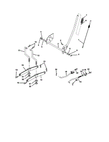 Mower Lift parts for Craftsman Front-Engine Lawn Tractor 917277270 from AppliancePartsPros.com