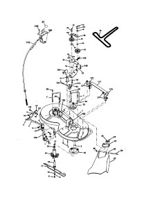 Mower parts for Craftsman Front-Engine Lawn Tractor 917277270 from AppliancePartsPros.com