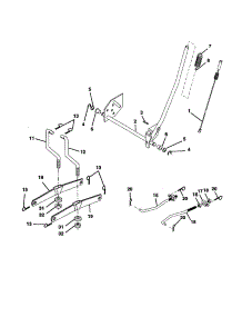 Mower Lift parts for Craftsman Front-Engine Lawn Tractor 917277310 from AppliancePartsPros.com