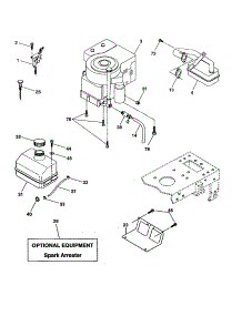 Engine parts for Craftsman Front-Engine Lawn Tractor 917277311 from AppliancePartsPros.com