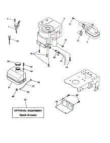 Engine parts for Craftsman Front-Engine Lawn Tractor 917277312 from AppliancePartsPros.com