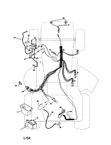 Electrical parts for Craftsman Front-Engine Lawn Tractor 917277320 from AppliancePartsPros.com