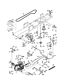 Drive parts for Craftsman Front-Engine Lawn Tractor 917277320 from AppliancePartsPros.com