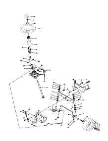 Steering Assembly parts for Craftsman Front-Engine Lawn Tractor 917277320 from AppliancePartsPros.com