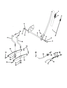 Mower Lift parts for Craftsman Front-Engine Lawn Tractor 917277320 from AppliancePartsPros.com