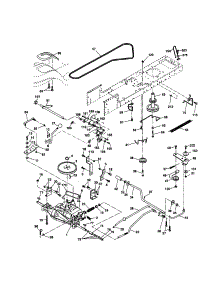 Drive parts for Craftsman Front-Engine Lawn Tractor 917277331 from AppliancePartsPros.com