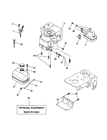 Engine parts for Craftsman Front-Engine Lawn Tractor 917277331 from AppliancePartsPros.com
