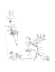 Steering Assembly parts for Craftsman Front-Engine Lawn Tractor 917277350 from AppliancePartsPros.com