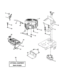 Engine parts for Craftsman Front-Engine Lawn Tractor 917277350 from AppliancePartsPros.com
