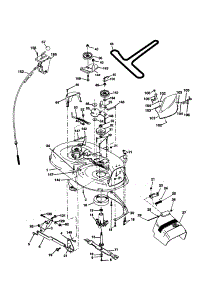 Mower parts for Craftsman Front-Engine Lawn Tractor 917277360 from AppliancePartsPros.com