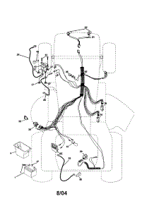 Electrical parts for Craftsman Front-Engine Lawn Tractor 917277362 from AppliancePartsPros.com