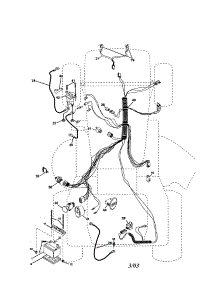Electrical parts for Craftsman Front-Engine Lawn Tractor 917277370 from AppliancePartsPros.com