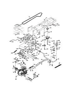 Drive parts for Craftsman Front-Engine Lawn Tractor 917277370 from AppliancePartsPros.com