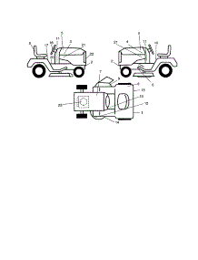 Decals parts for Craftsman Front-Engine Lawn Tractor 917277370 from AppliancePartsPros.com
