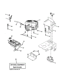 Engine parts for Craftsman Front-Engine Lawn Tractor 917277370 from AppliancePartsPros.com