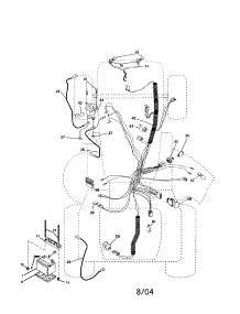 Electrical parts for Craftsman Front-Engine Lawn Tractor 917277400 from AppliancePartsPros.com