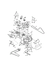 Mower parts for Craftsman Front-Engine Lawn Tractor 917277400 from AppliancePartsPros.com