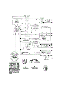 Schematic parts for Craftsman Front-Engine Lawn Tractor 917277400 from AppliancePartsPros.com