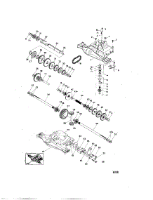 Dana-Transaxle D4360-140 parts for Craftsman Front-Engine Lawn Tractor 917277410 from AppliancePartsPros.com