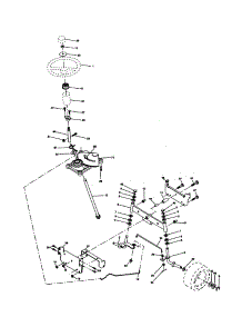 Steering Assembly parts for Craftsman Front-Engine Lawn Tractor 917277410 from AppliancePartsPros.com