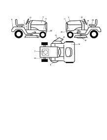 Decals parts for Craftsman Front-Engine Lawn Tractor 917277410 from AppliancePartsPros.com