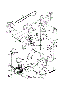 Drive parts for Craftsman Front-Engine Lawn Tractor 917277420 from AppliancePartsPros.com