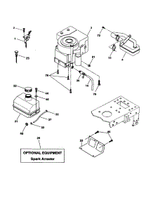 Engine parts for Craftsman Front-Engine Lawn Tractor 917277420 from AppliancePartsPros.com