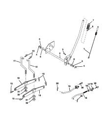 Mower Lift parts for Craftsman Front-Engine Lawn Tractor 917277420 from AppliancePartsPros.com