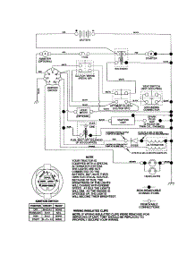 Schematic parts for Craftsman Front-Engine Lawn Tractor 917277420 from AppliancePartsPros.com
