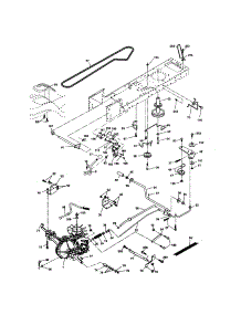 Drive parts for Craftsman Front-Engine Lawn Tractor 917277422 from AppliancePartsPros.com