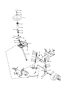 Steering Assembly parts for Craftsman Front-Engine Lawn Tractor 917277430 from AppliancePartsPros.com