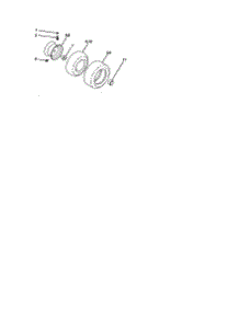 Wheels And Tires parts for Craftsman Front-Engine Lawn Tractor 917277430 from AppliancePartsPros.com