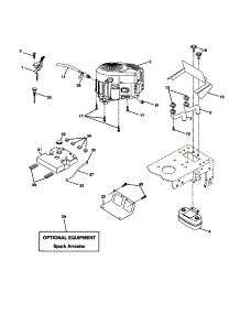 Engine parts for Craftsman Front-Engine Lawn Tractor 917277430 from AppliancePartsPros.com