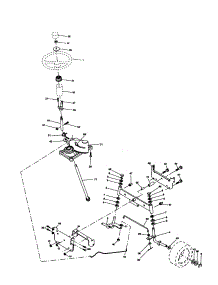 Steering Assembly parts for Craftsman Front-Engine Lawn Tractor 917277440 from AppliancePartsPros.com