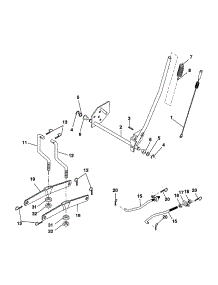 Mower Lift parts for Craftsman Front-Engine Lawn Tractor 917277442 from AppliancePartsPros.com